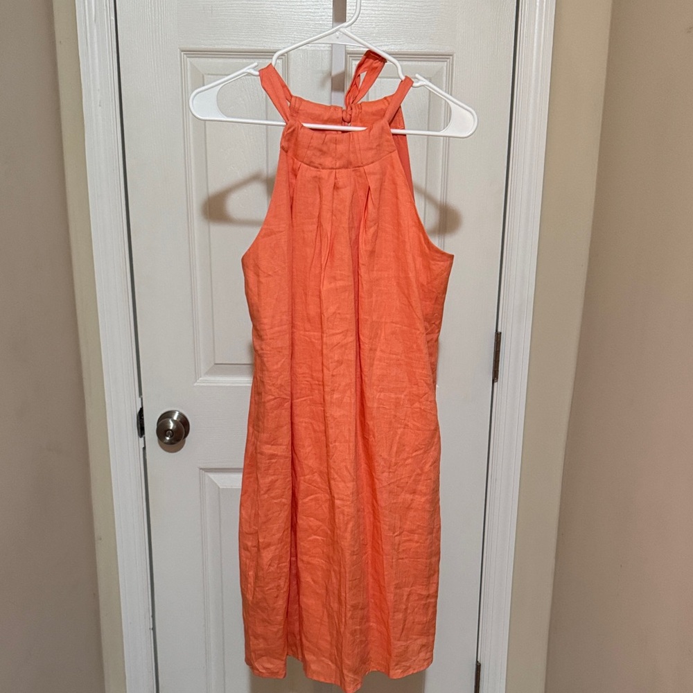 28 Psalms halter dress Linen
